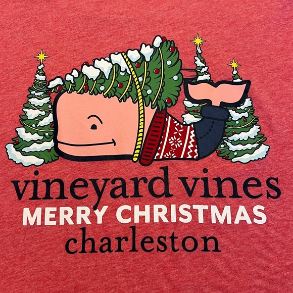 VINEYARD VINES Christmas Tree Whale Charleston - Picture 6 of 12